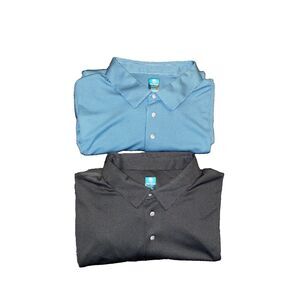 LOT Of 2 Pro Tour Golf Shirts Men’s 3XLT Coolplay Long Sleeve Performance Polo